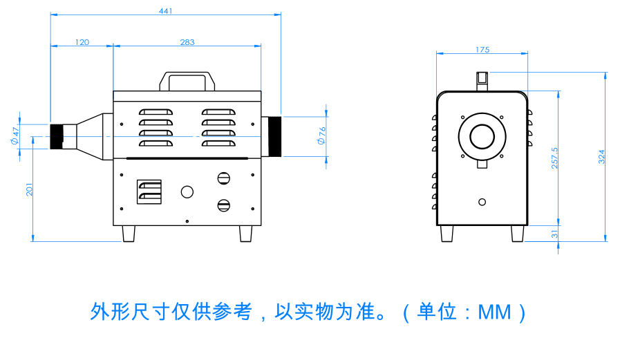 3KW熱風機